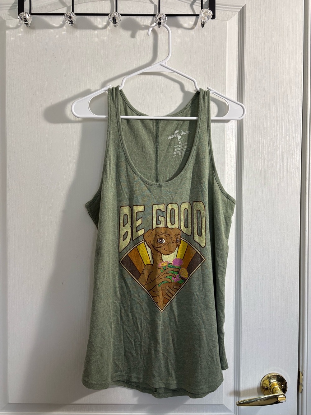 Universal Studios Women's E.T. "Be Good" Tank Top (XL)